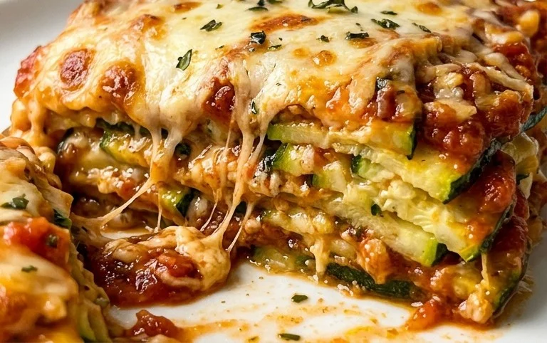 Three Cheese Zucchini Parmesan