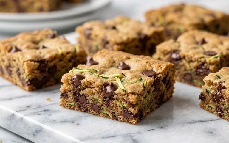 Chocolate Chip Zucchini Cookie Bars