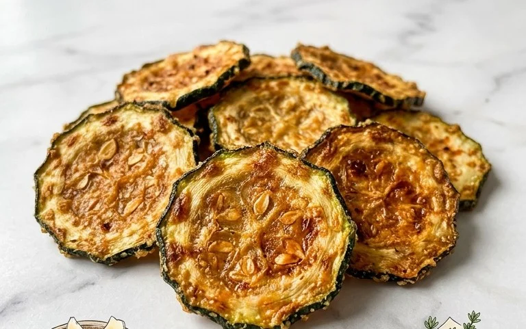 Crispy Baked Zucchini Chips